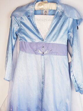 NWT Disney Store Gorgeous Frozen Elsa Costume Dress & Leggings Girls 7/8